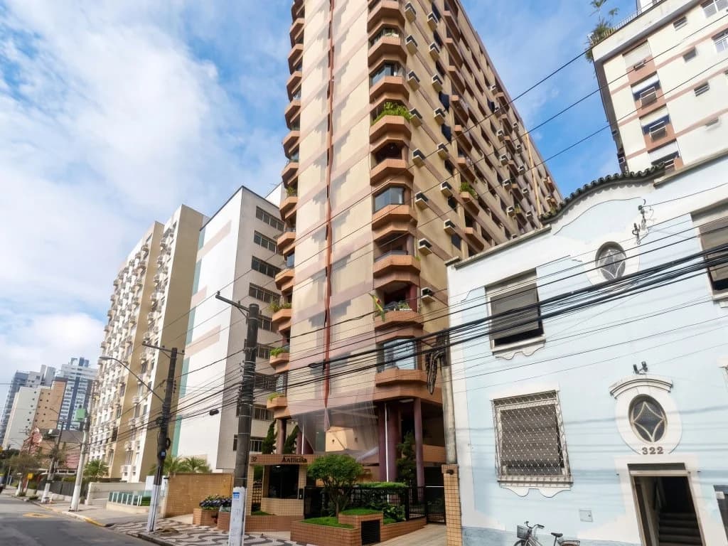 Apartamento em Aparecida, Santos/SP